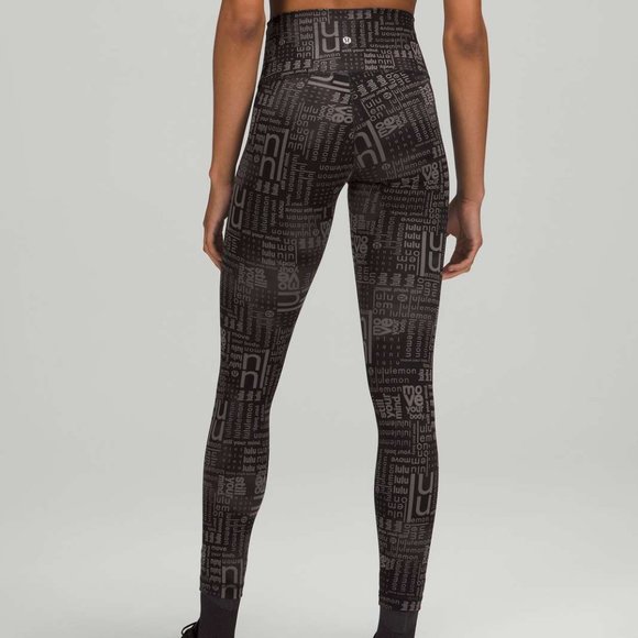 NWT Lululemon Logo Wunder Train High-Rise Tight 25" Contour Fit Ombre Size 2 - Picture 1 of 8